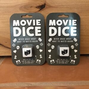 Movie dice / 2 NWT